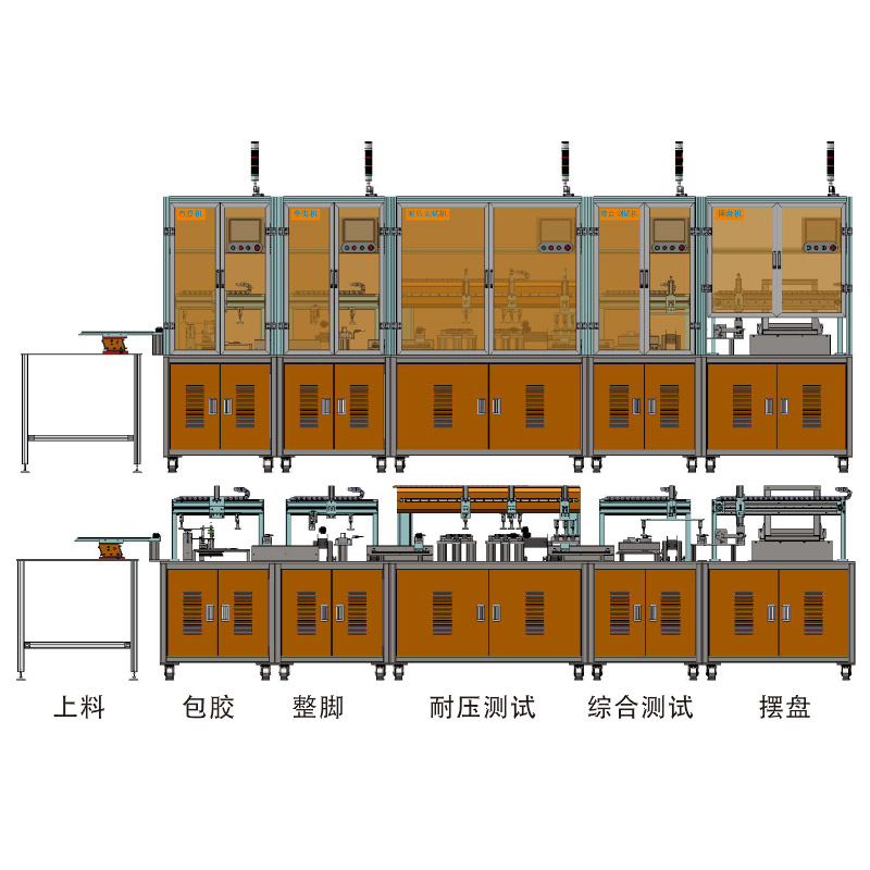 New energy high power transformer automatic line YX-MCS05